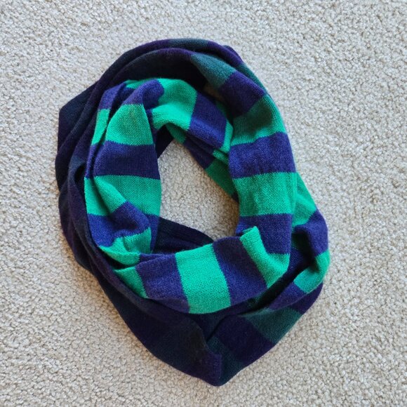 Nordstrom Accessories - NWOT Nordstrom Cashmere Infinity Scarf Green Stripe Ombre